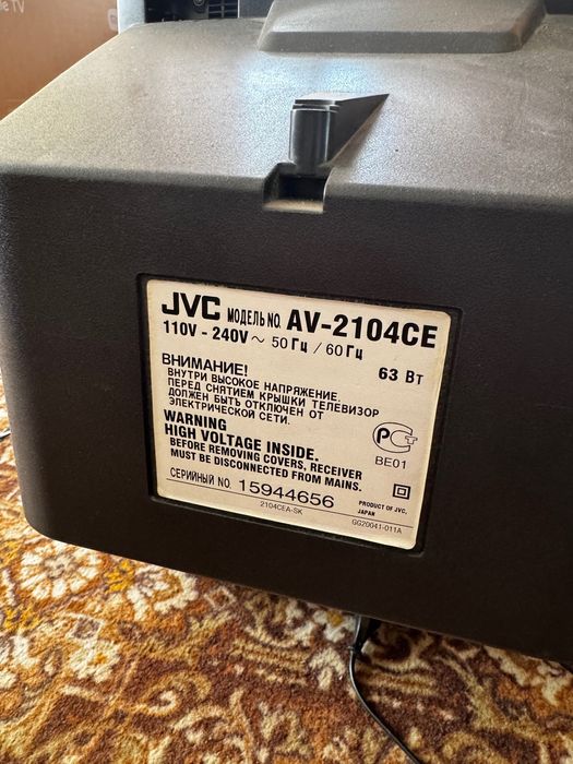 Продам телевізор JVC AV-2104TE 21" (53 см) в гарному стані