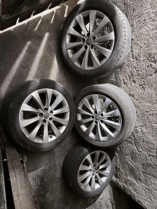 Alufelgi Opel Astra J R17 5x105 ET 42komplet z oponami 215/50R17