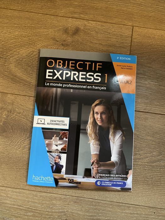 Podrecznik do francuskiego objectif express 1 plus notatki (uek)