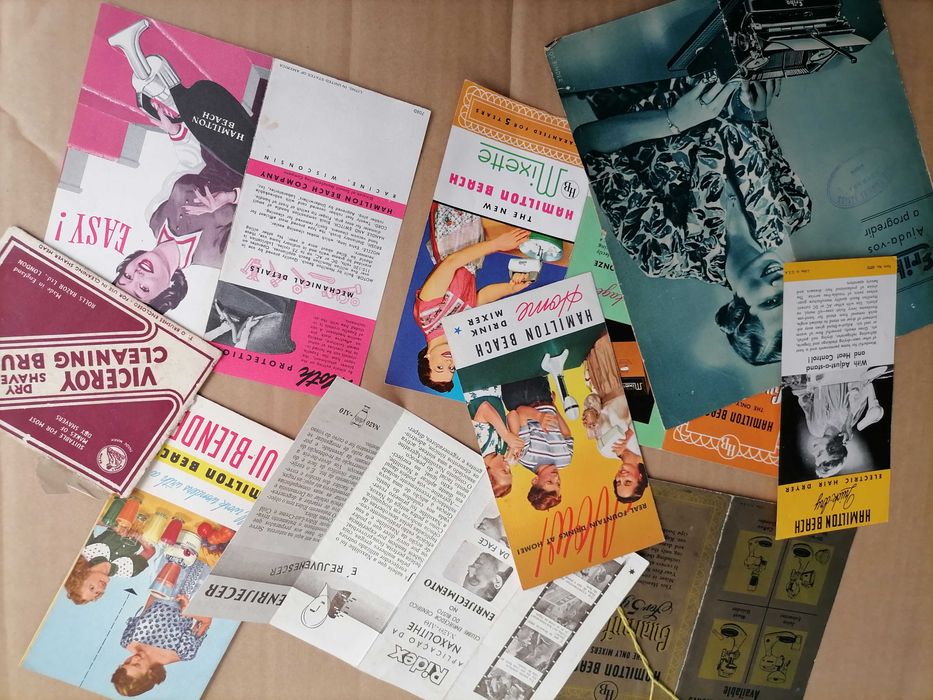 Lote Folhetos Publicidade Vária Anos 40's