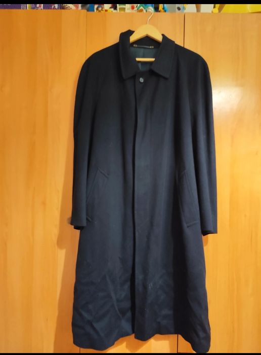 Sobretudo preto alfaiate Lourenço Santos 1999