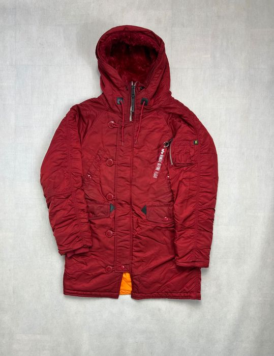 Long Jacket Alpha Industries US Property Military Army Kurtka