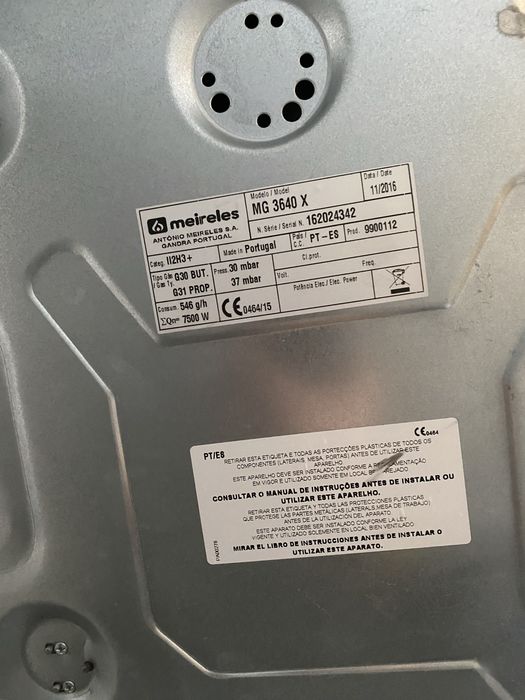 Placa a gas meireles - fogao