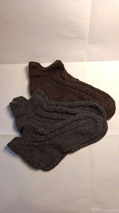 Шерстяні шкарпетки з візерунком