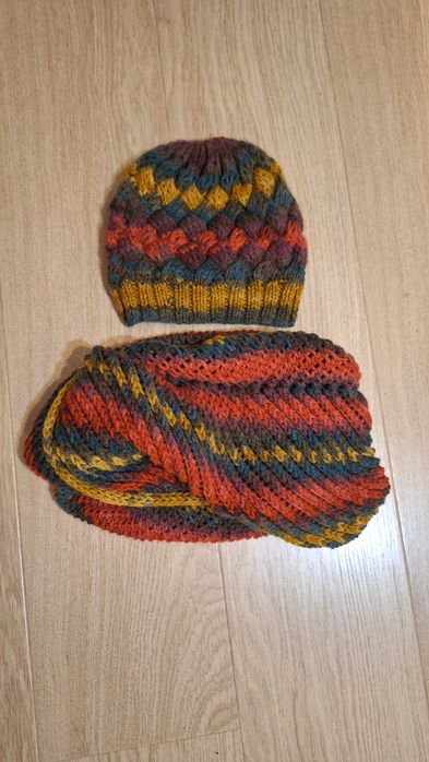 Hand Made komplet czapka i komin