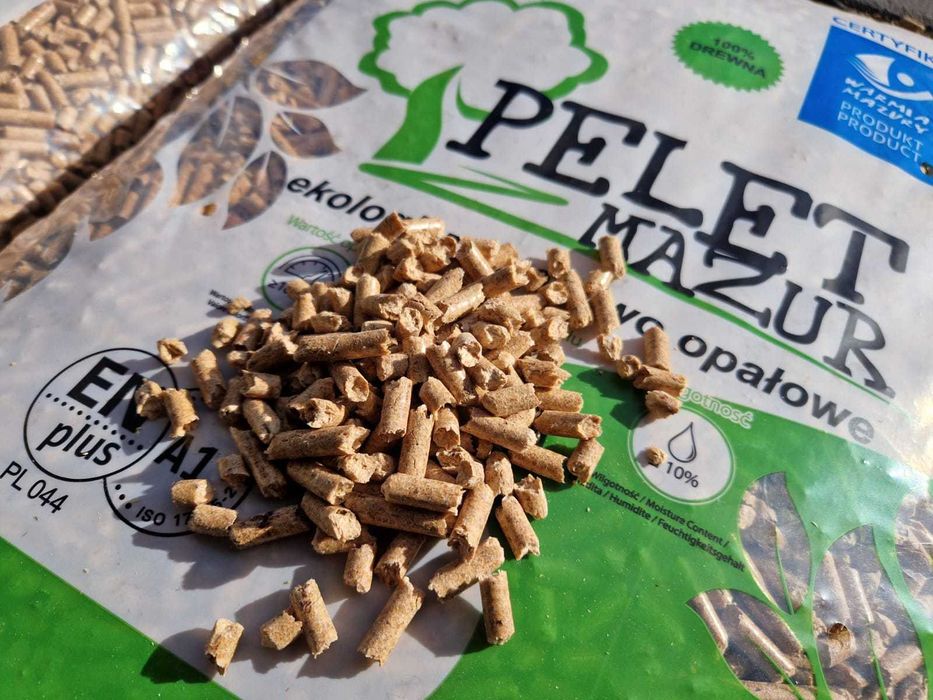 Pellet sosnowy MAZUR z certyfikatem!