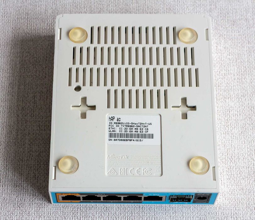 MikroTik hAP ac RB962UiGS-5HacT2HnT-US Wi-Fi AC1750 5xGigabit SFP USB