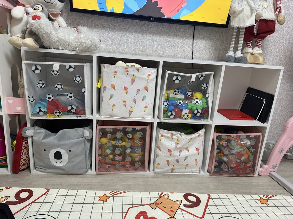 Стеллаж Кубика Белый