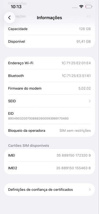 Iphone13 sem garantia