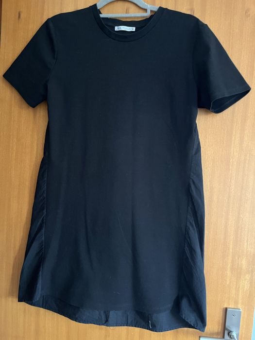 Vestido preto, zara, tam S