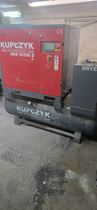 Sprężarka kompresor śrubowy Kupczyk  KKS 15/500 D