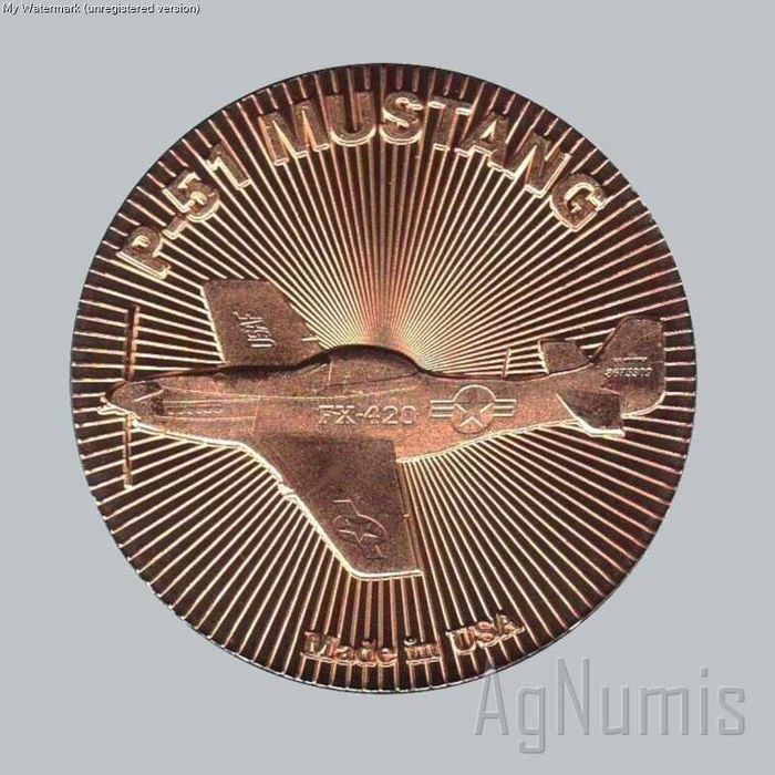 Rounds de 1 Onça AVDP de Cobre Puro 999-USA