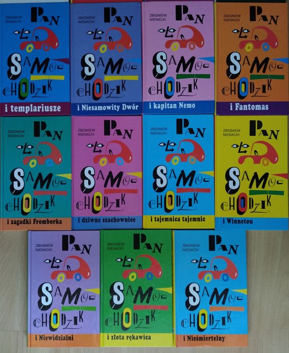 Pan Samochodzik 15 tomów komplet Nienacki