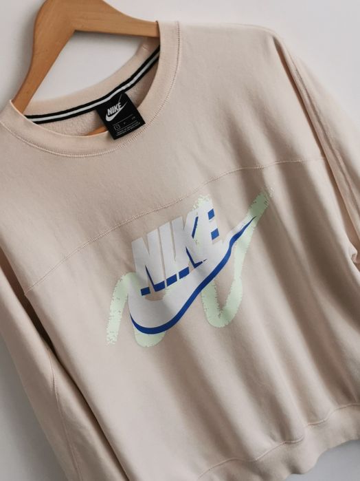 Nike bluza sportowa damska logowana bawełna L/XL