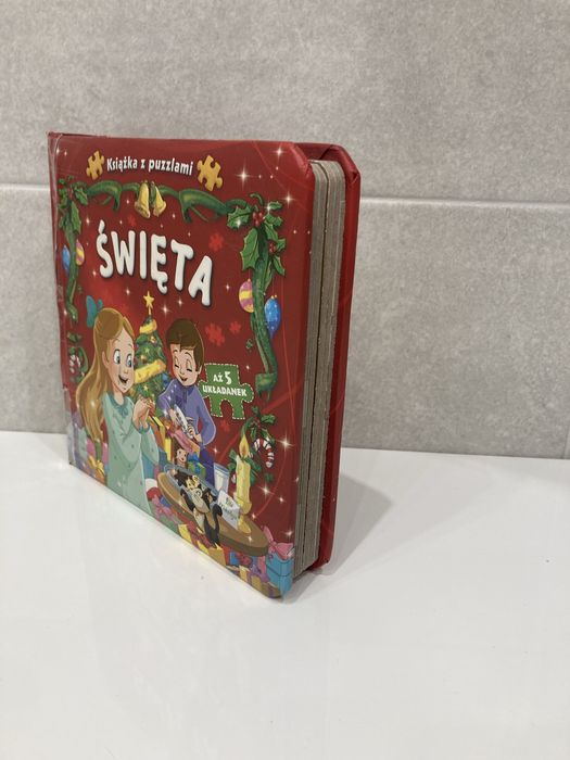 Książka z puzzlami Święta