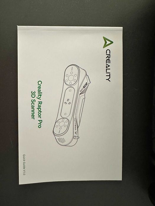 Creality CR-Scan Raptor Pro 3D Scanner, Alta Precisão 0,02 mm