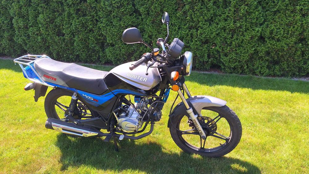 Motorower Romet Router ws50/72 mały przebieg, OC i Przegląd do 2027 80 110 125