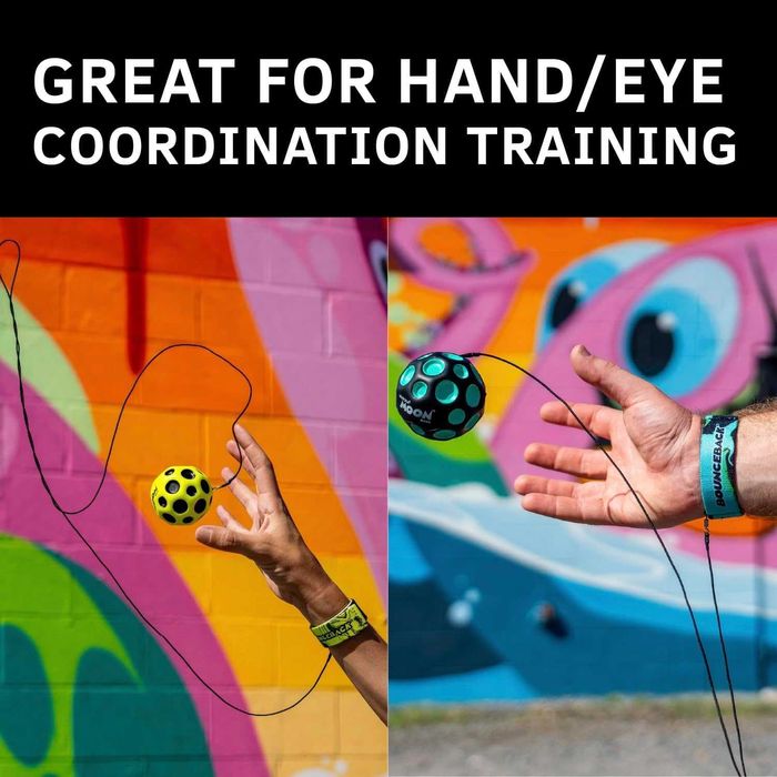 Оригінал Moon Ball Waboba Bounceback Returning Гравіті бол на резинці