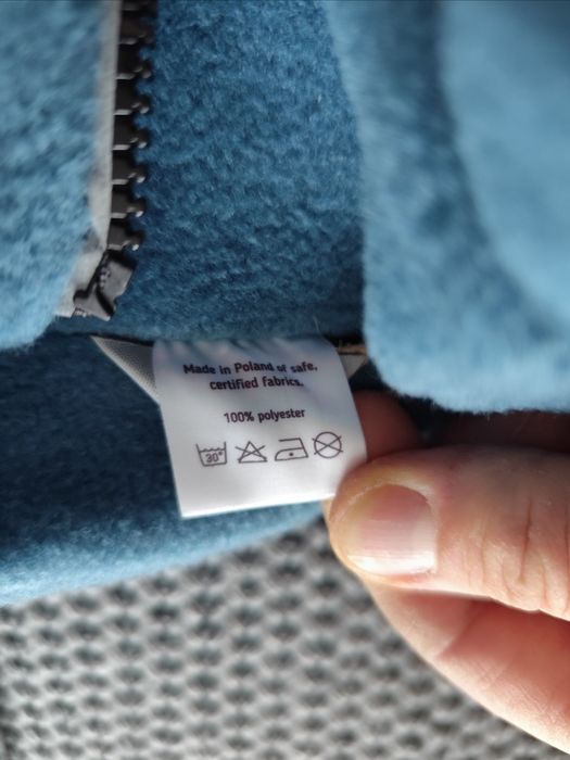 Ponczo Patulove Basic niebieskie