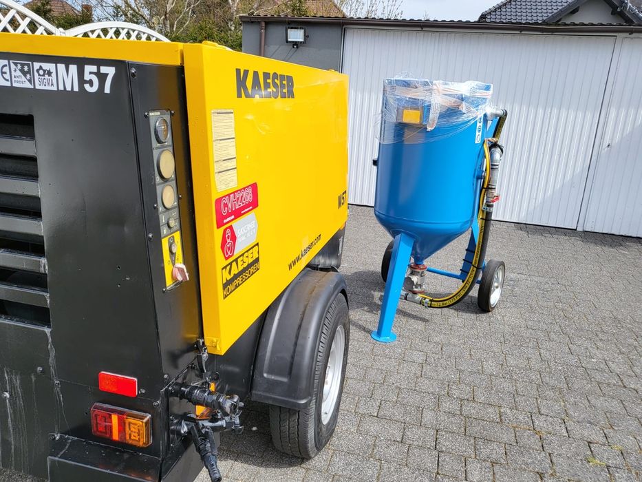 Piaskarka kompresor sprężarka komplet dostawa szkolenie w cenie