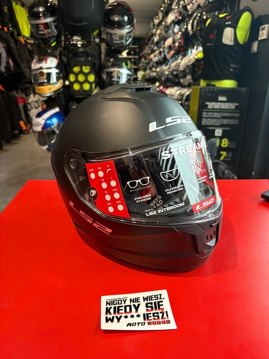 Kask motocyklowy LS2 FF808 STREAM II SOLID solid matt black !Zapytaj o dostępność!