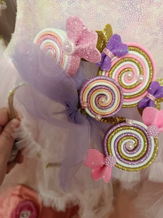 Обруч, обідок цукерочка. Костюм цукерочки.