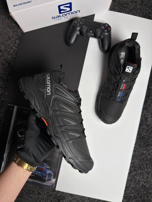 Мужские кроссовки саломон Salomon Speedcross Pro Thinsulate Black White [41-46]