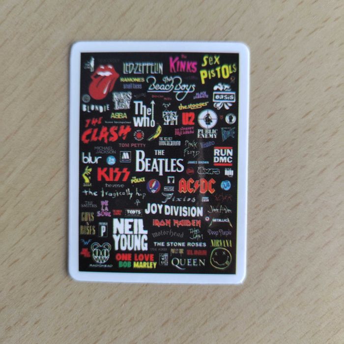 50 Autocolantes Adesivos Rock
