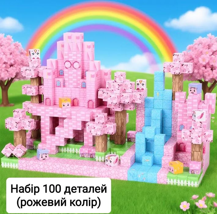 Магнітний конструктор майнкрафт Магнітний конструктор Minecraft магнит