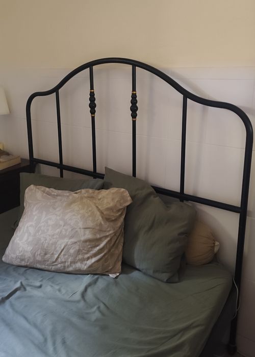 Cama de Ferro- Preta