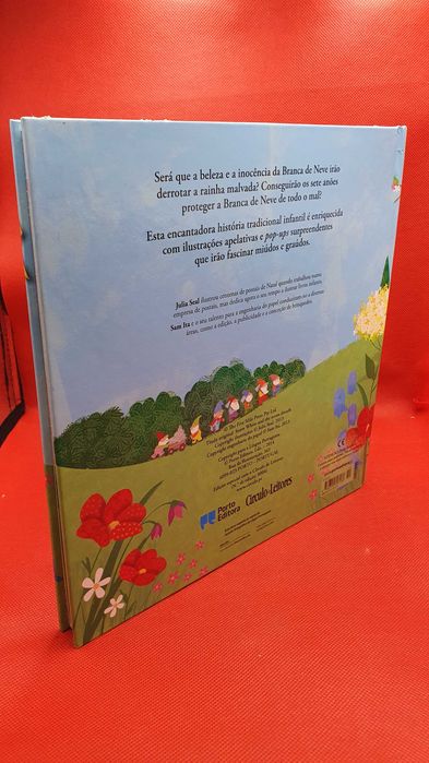 Livro Infantil - REF PINF - Branca de Neve e os Sete Anões, em Pop-Up