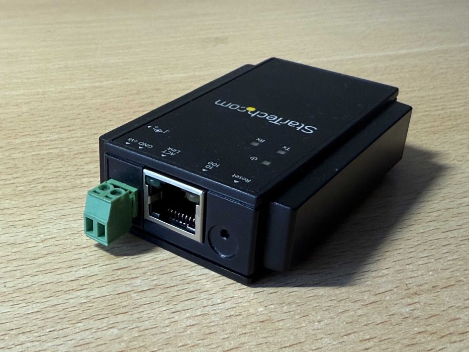 StarTech Serial-to-IP Ethernet Device Server - RS232 - DIN