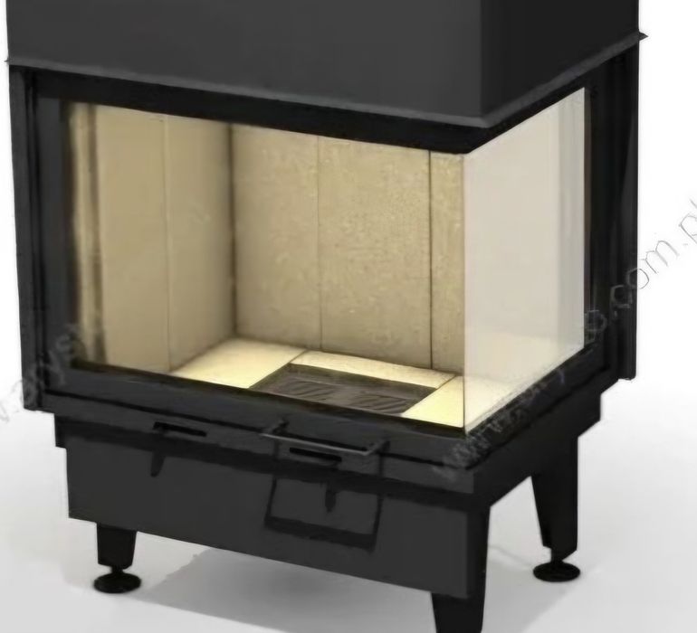 narożny kominek używany