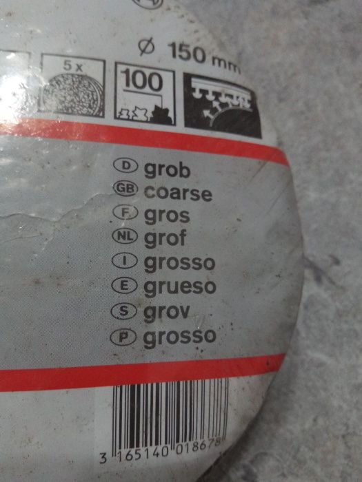 Discos lixa Bosch PEX 150 GEX 150