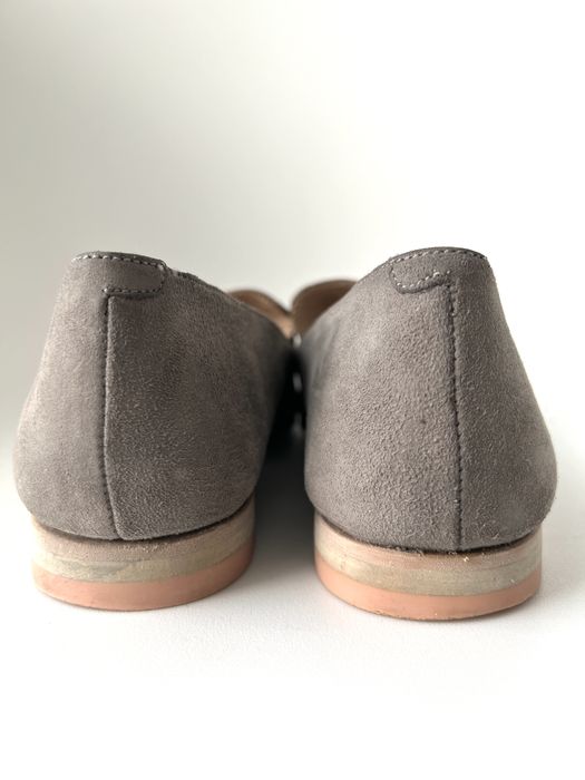 Joop! - loafer / lordsy / półbuty / buty zamszowe szare  40