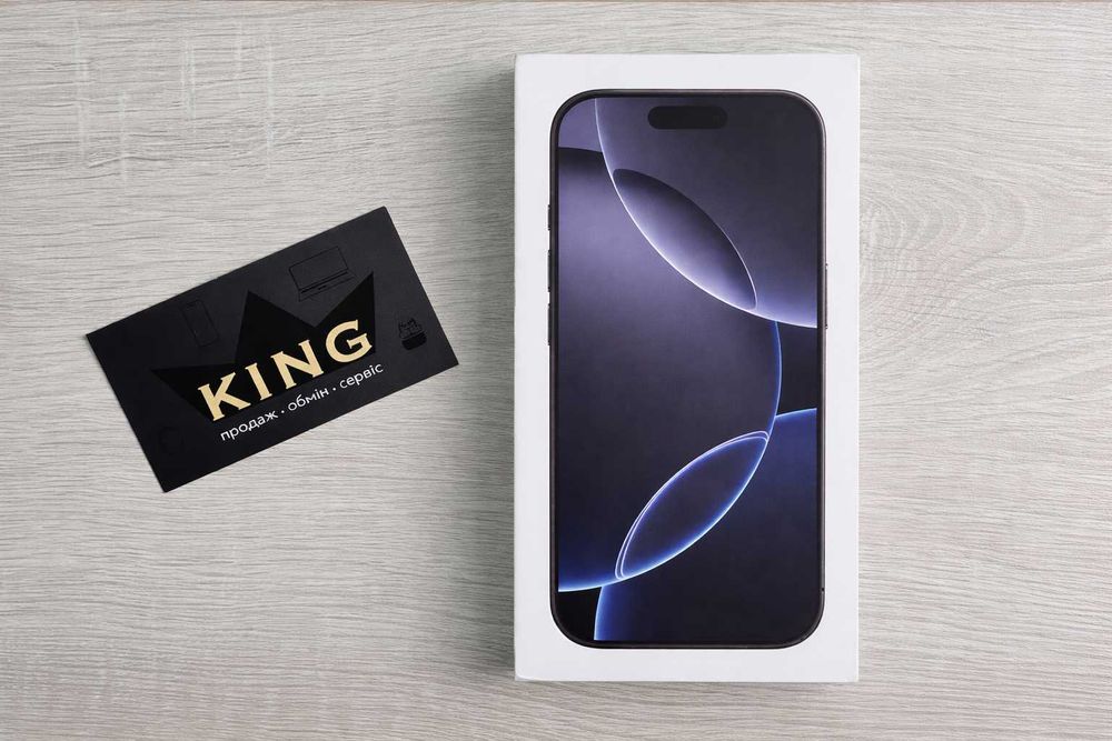 Apple iPhone 16 Pro - 128GB - Black Titanium dualSim НОВИЙ