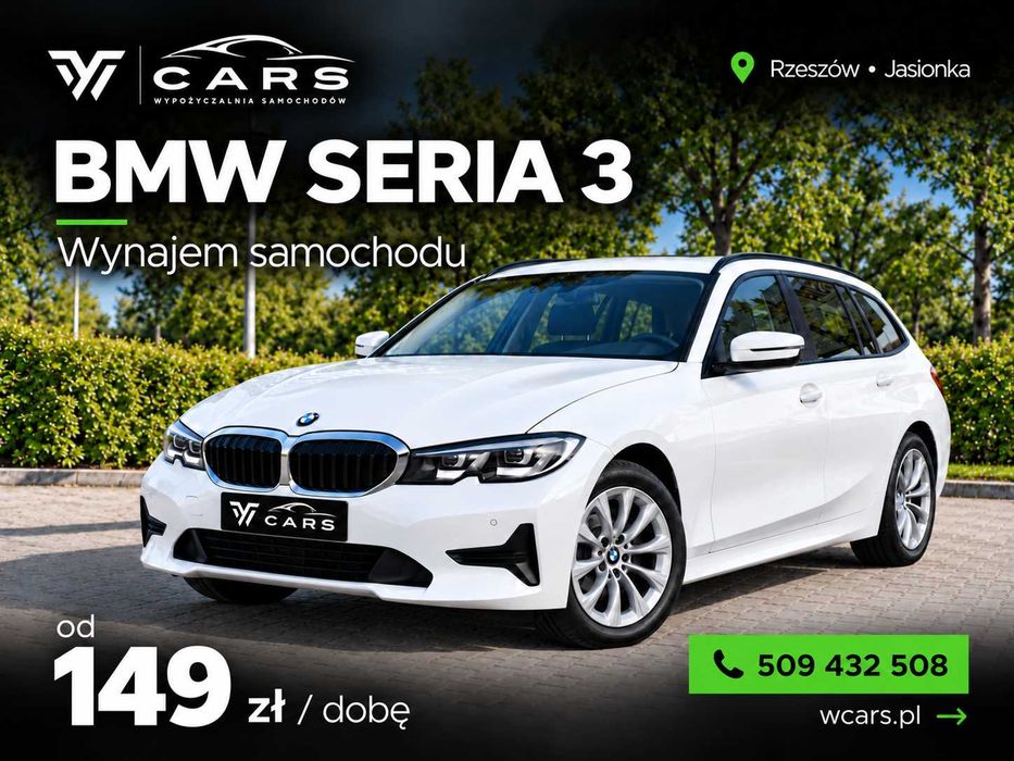 BMW Serii 3 Kombi 2.0 Diesel Automat | od 149 zł | Rzeszów wynajem samochodu