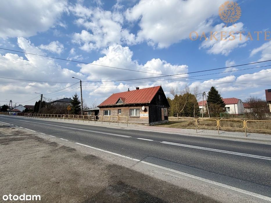 dom do remontu działka 2000 m2 media droga asfalt