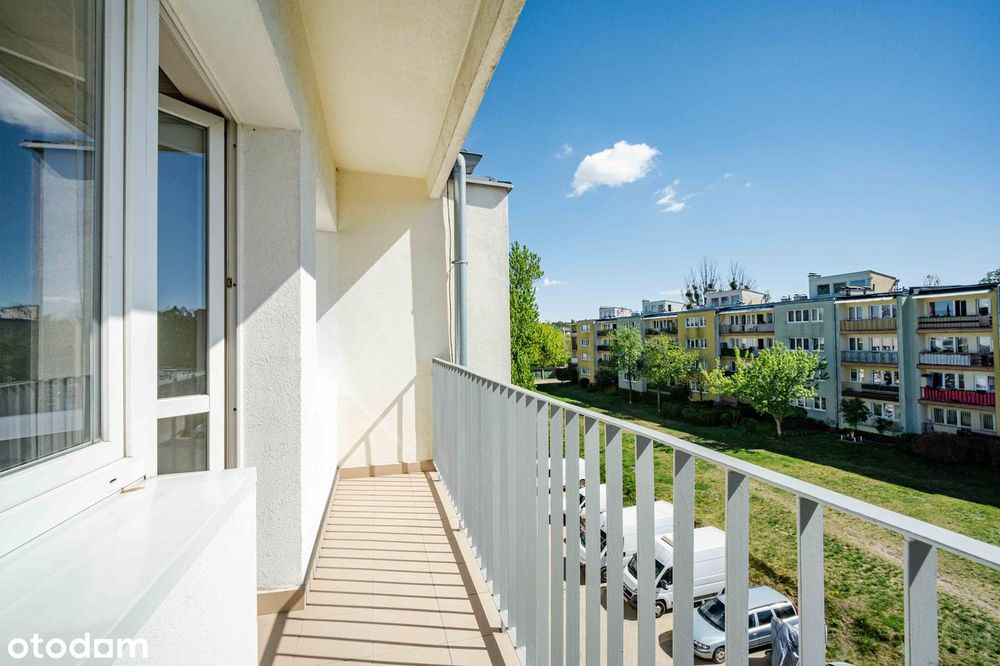 3 pok. balkon, umeblowane 43 m2, po remoncie,