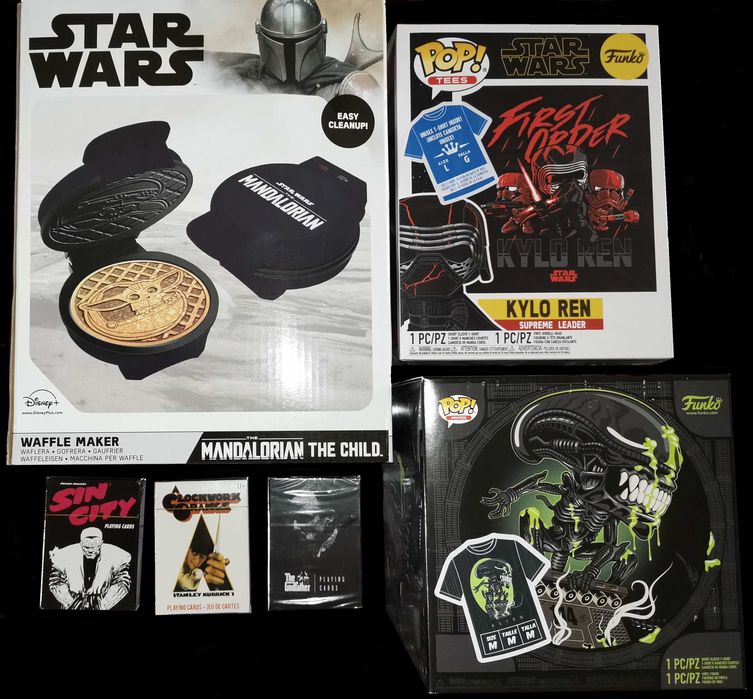 Star Wars, Mandalorian, Alien, etc. Novos para Venda