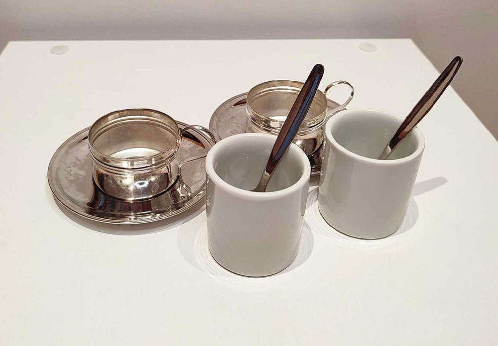 conjunto de café para duas pessoas