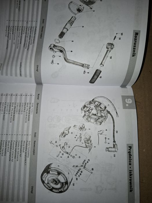 Instrukcja obslugi katatalog czesci wsk 125