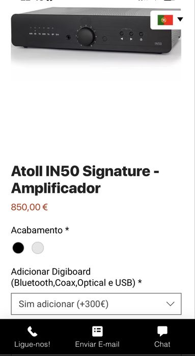 Atoll IN50 Signature Amplificador + DAC incluído