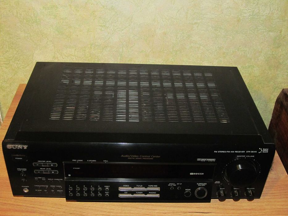 Ресивер SONY STR DE-415 / 5x100W / RDS / Bass Boost / Prologic.