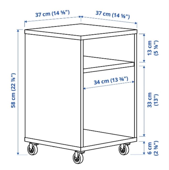 Тумба, приліжковий столик Ikea