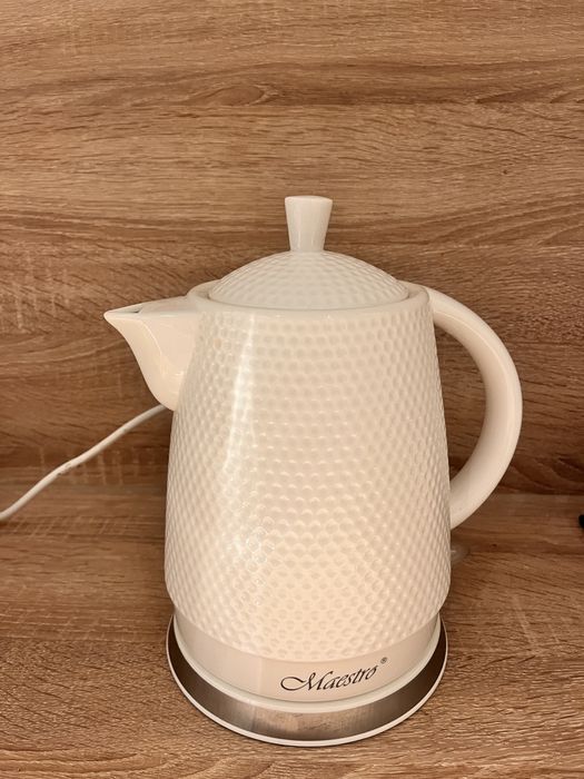 Ceramiczny czajnik elektryczny Maestro Biały 1,5l 1500W MR-069