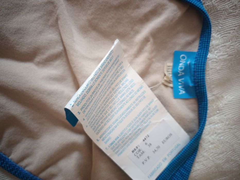 Bikini azul , novo com etiqueta