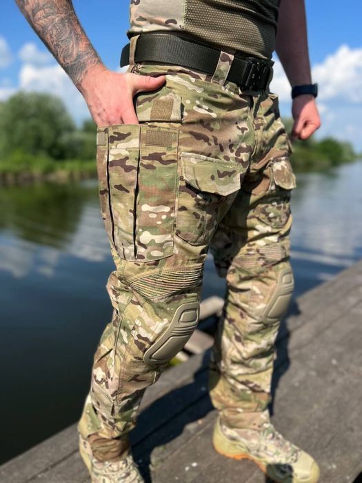 Тактичні штани з наколінниками IDOGEAR G3 мультикам оригінал S-2XL