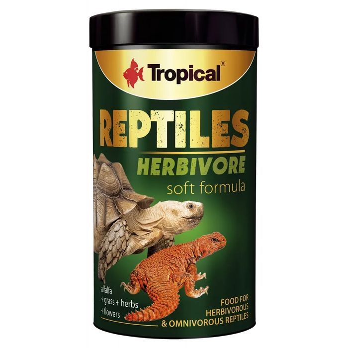 Pokarm Dla Gadów Roślinożernych Zoojoy Tropical Reptiles Herbivore 250ml Miękki Granulat Do Terrarium