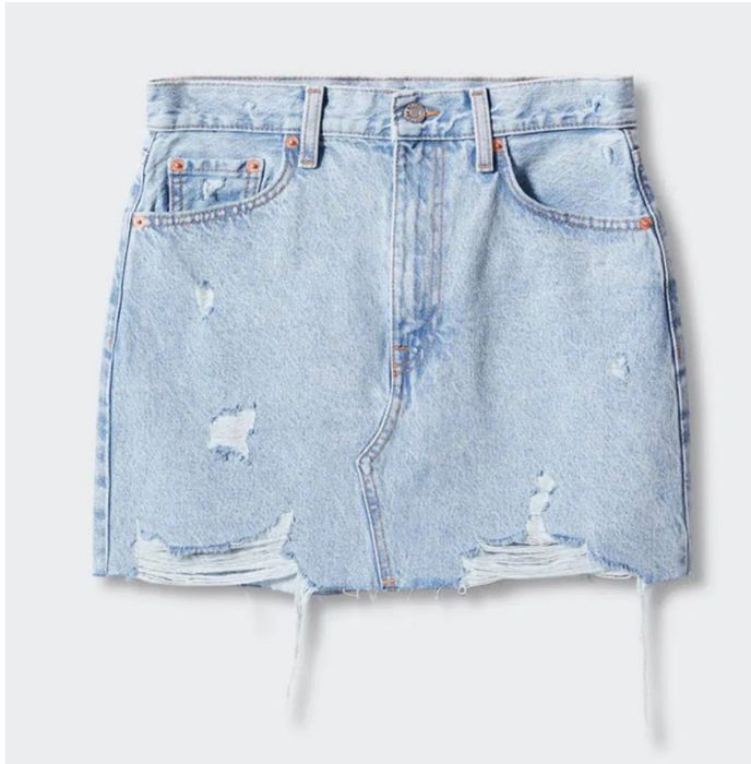 Джинсова спідниця Mango р.xs